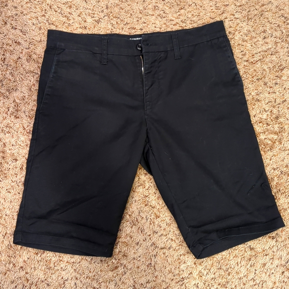 Carhartt WIP SID Black Shorts (32" Waist)